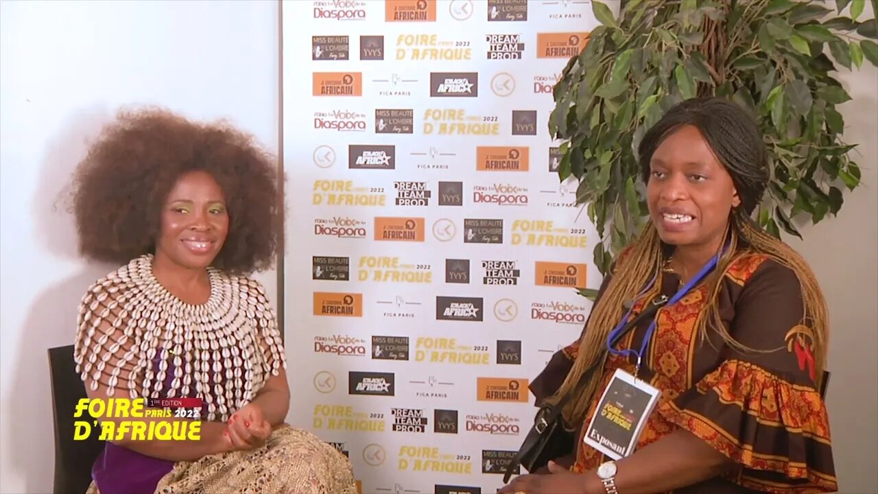 Interview de Reine Art et Déco par Yvylee Koffi - Foire d'Afrique Paris - 1ère édition