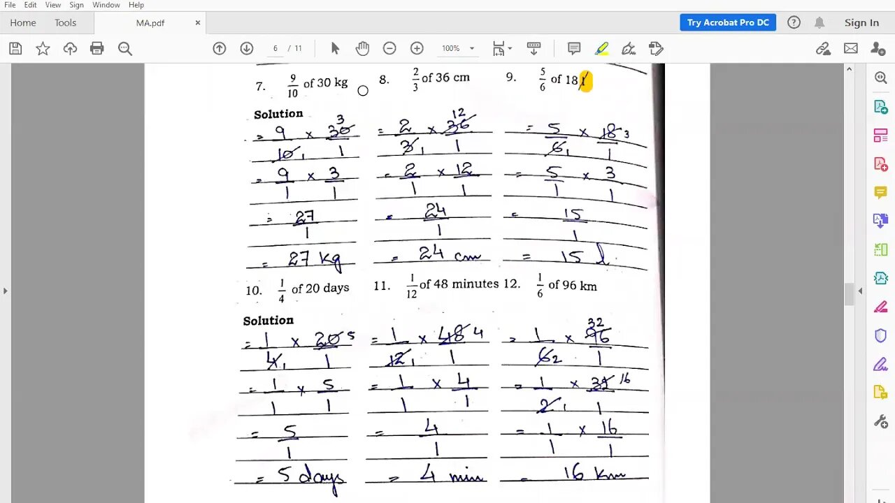 Zoom Online | Class 4th | Maths A | 3 Dec 2020