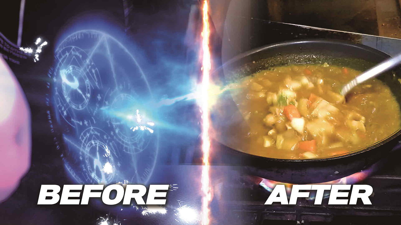 magic food show(chicken curry)