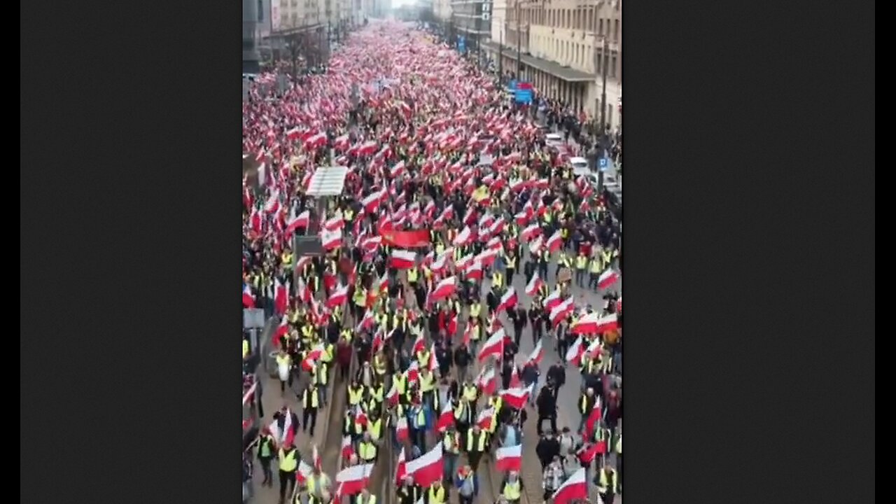 Huge Protest In Poland Against The Green Agenda