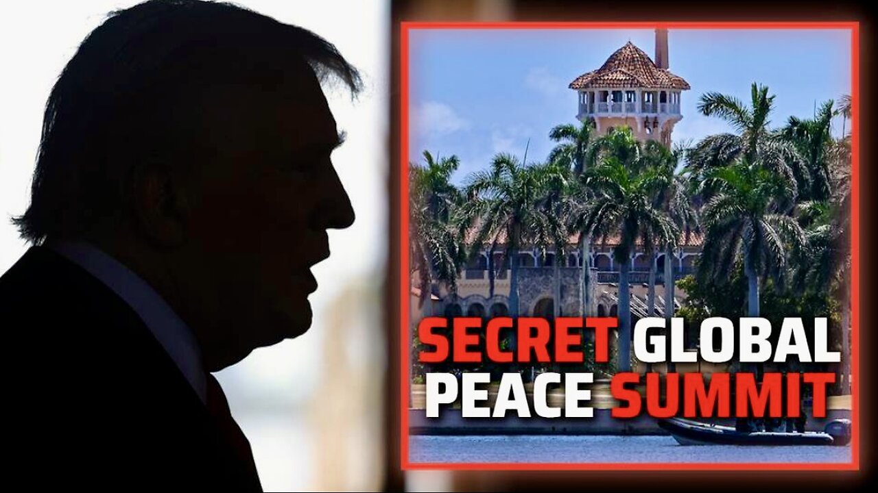 EXCLUSIVE INTEL: Trump Holding Secret Global Peace Summit With The Head Of NATO in Mar-A-Lago, FL Right Now!