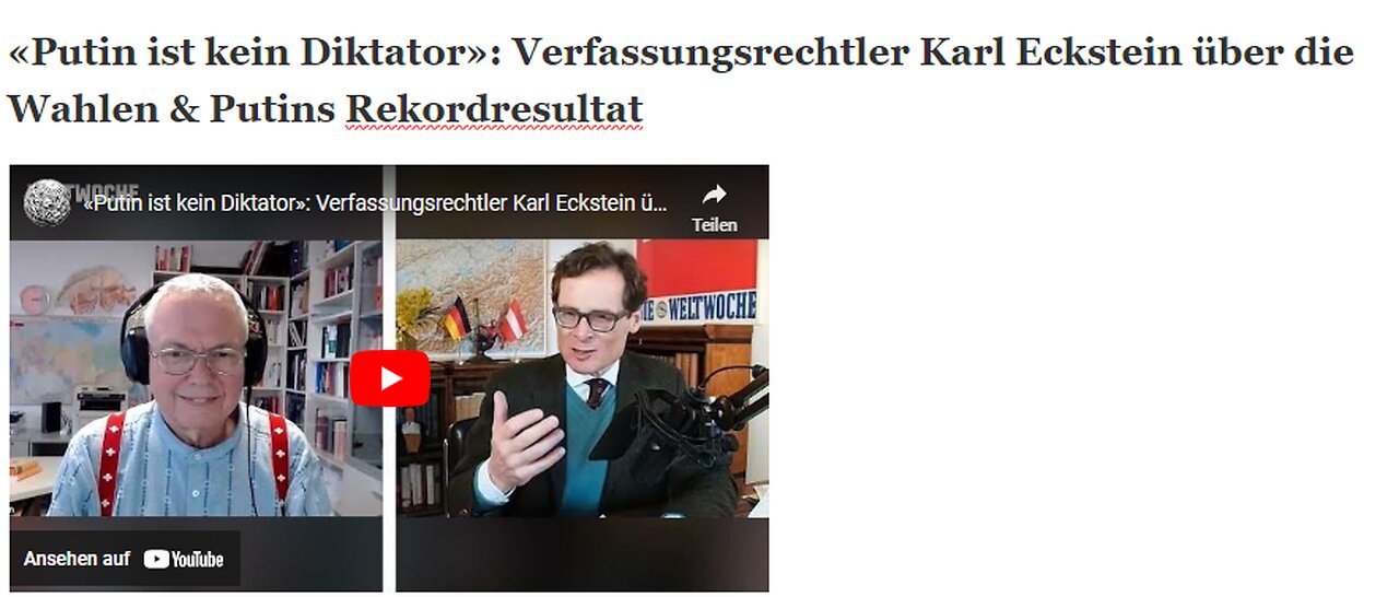 Ist Putin ein Diktator ?