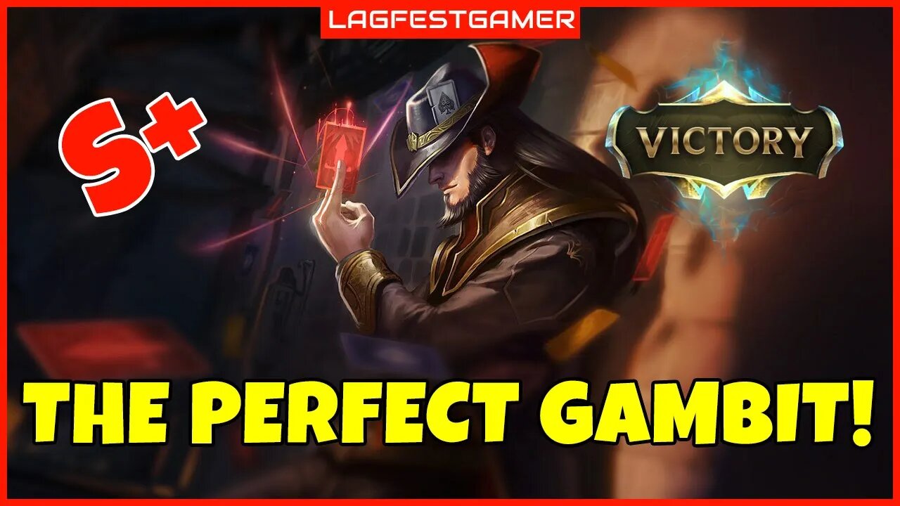 The Perfect Gambit! - S+ Grade - Twisted Fate League of Legends ARAM Gameplay