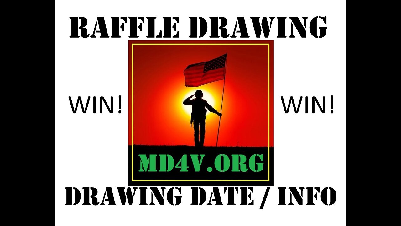 MD4V.org Raffle Drawing Date & Info!