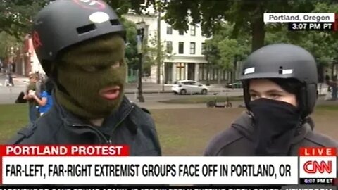 Portland Antifa Protesters Say Antifa Doesn't Instigate Violence They Just Respond To It!