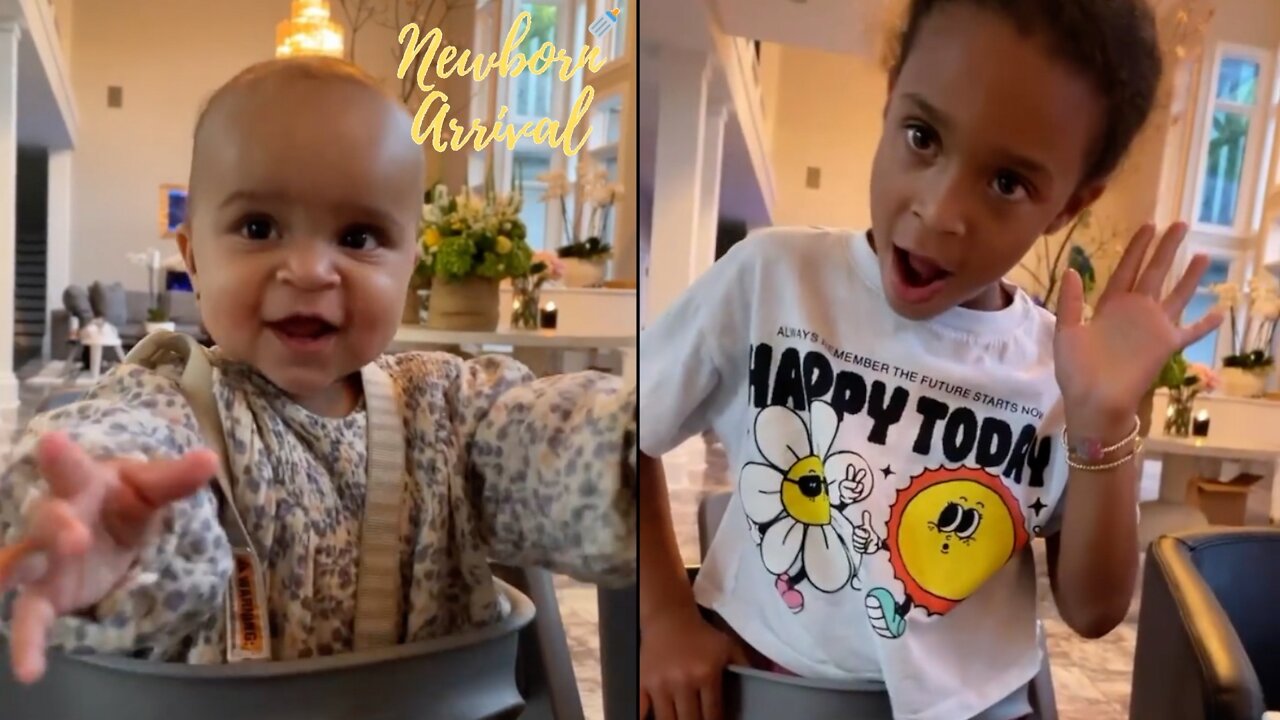 Ludacris & Eudoxie's Daughter Cadence Fills In For Sister Cai Who Refuse To Say Mommy! 🤣