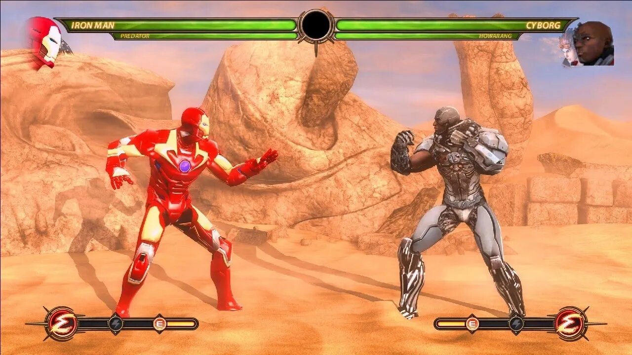 Iron Man And Predator Vs Cyborg - Mortal Kombat 9 Mod