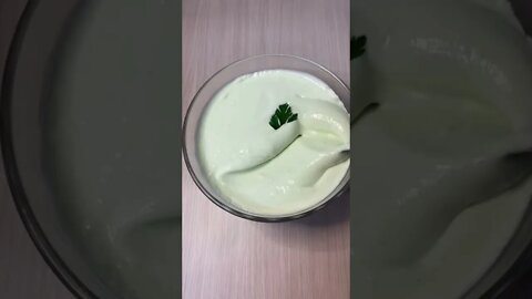 MAIONESE VERDE SUPER FÁCIL 😋 | Receitas #Shorts