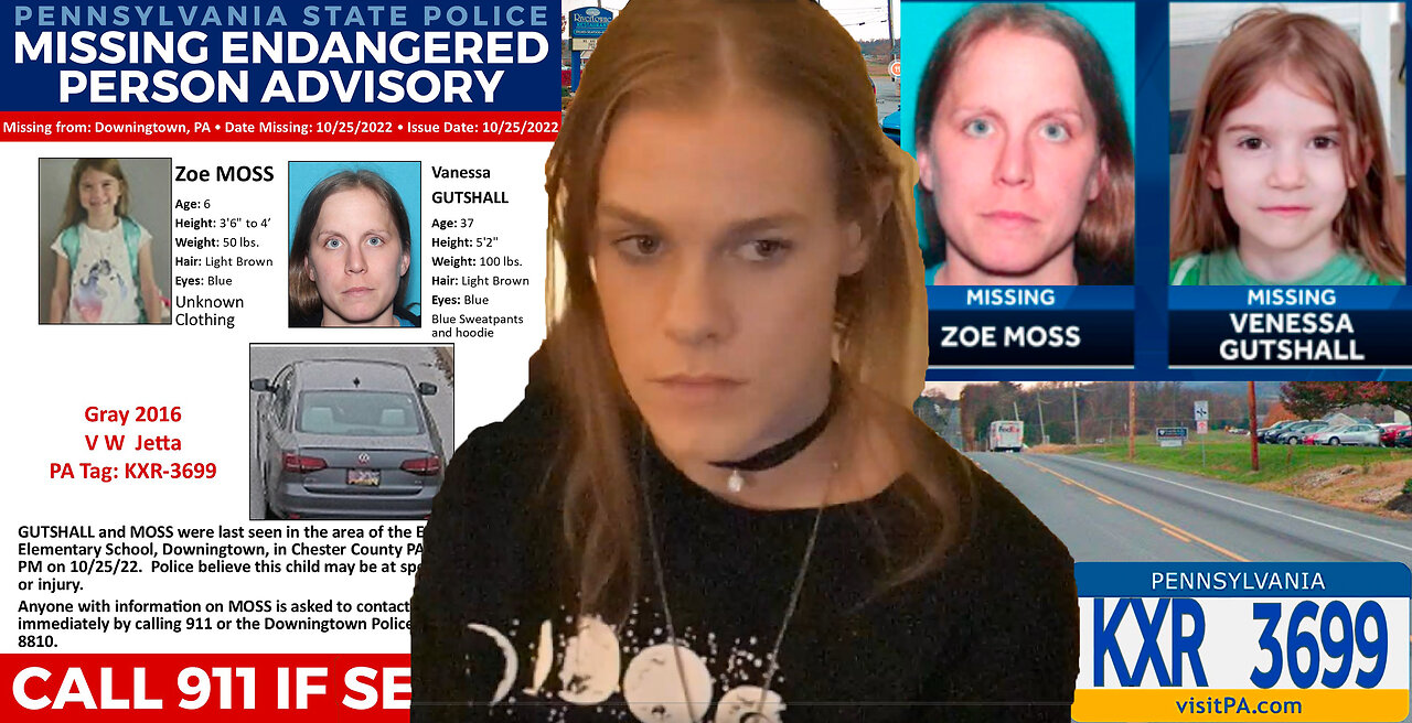 AMBER ALERT - Zoe Moss 6, Abducted During Supervised Visit by Homeless Mother
