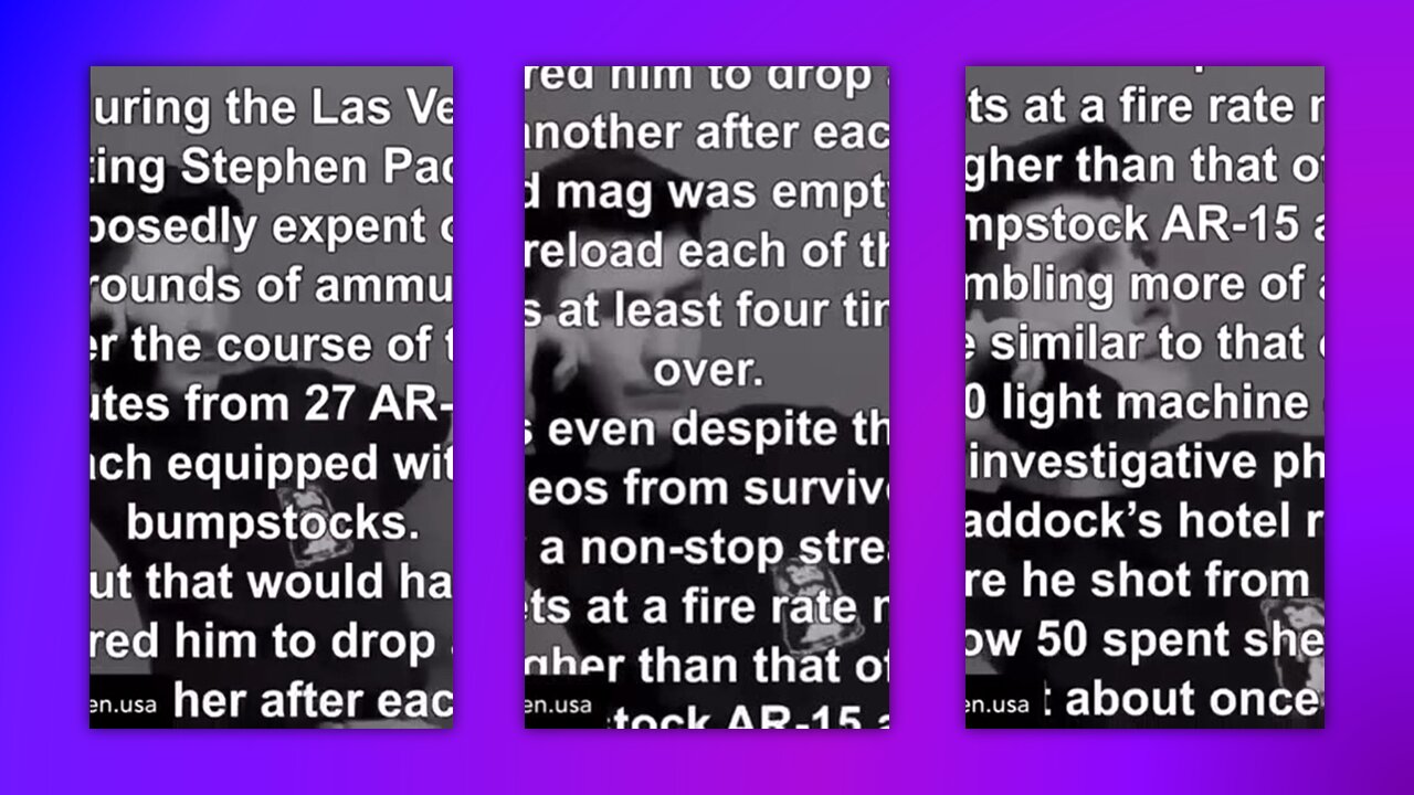 LAS VEGAS SHOOTING RED PILLS 🔥🔥🔥