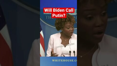 Reporter asks Karine Jean Pierre if Biden will phone Putin to get back Griner 🤔