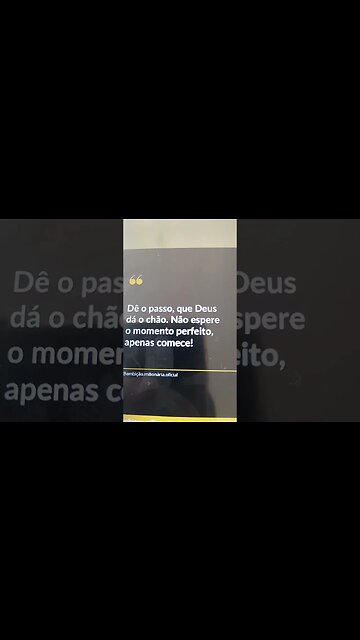 Dê o primeiro passo