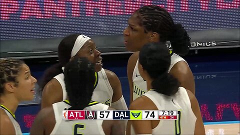 Technical On McCowan, Clapping At Ref After He MISSES Foul Call On Her Shot Attempt | Dallas Wings