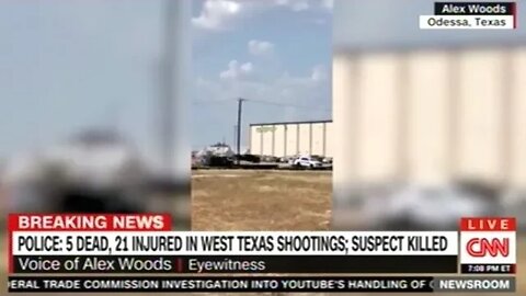 Witness Catches Police Shootout With Texas Shooter On Video!