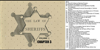 The Law of Sheriffs Chapter 3