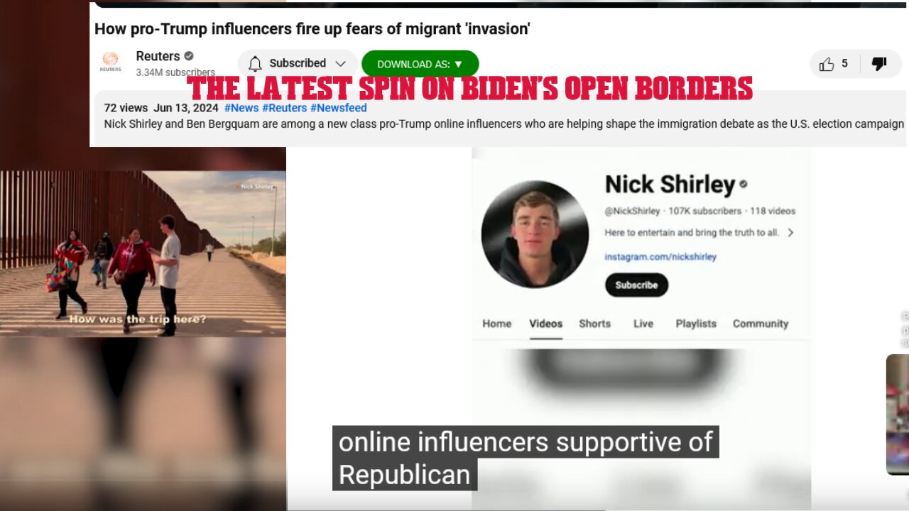 How pro-Trump influencers fire up fears of migrant 'invasion' - Reuters