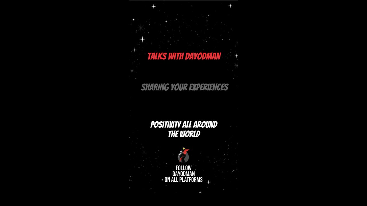 Sharing Your Experiences #dayodman #life #events #eeyayyahh #motivation