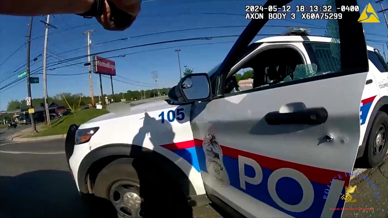 Security and Bodycam Footage of Shoot Out with Active Shooter at Amazon Facility in Columbus Ohio
