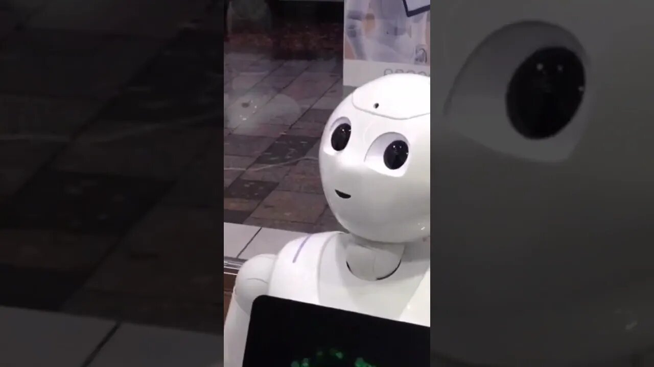 Talking to a Robot #robot #pepper #shorts #robotics