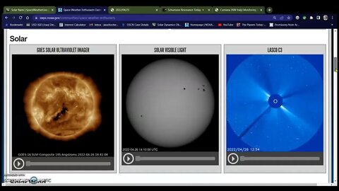Solar Weather Update 04 26 22