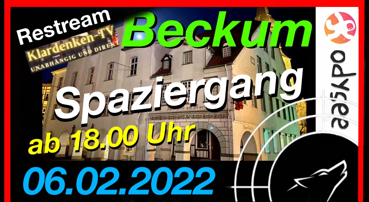 RESTREAM I Spaziergang in Beckum und anderen Städten am 06.02.2022...