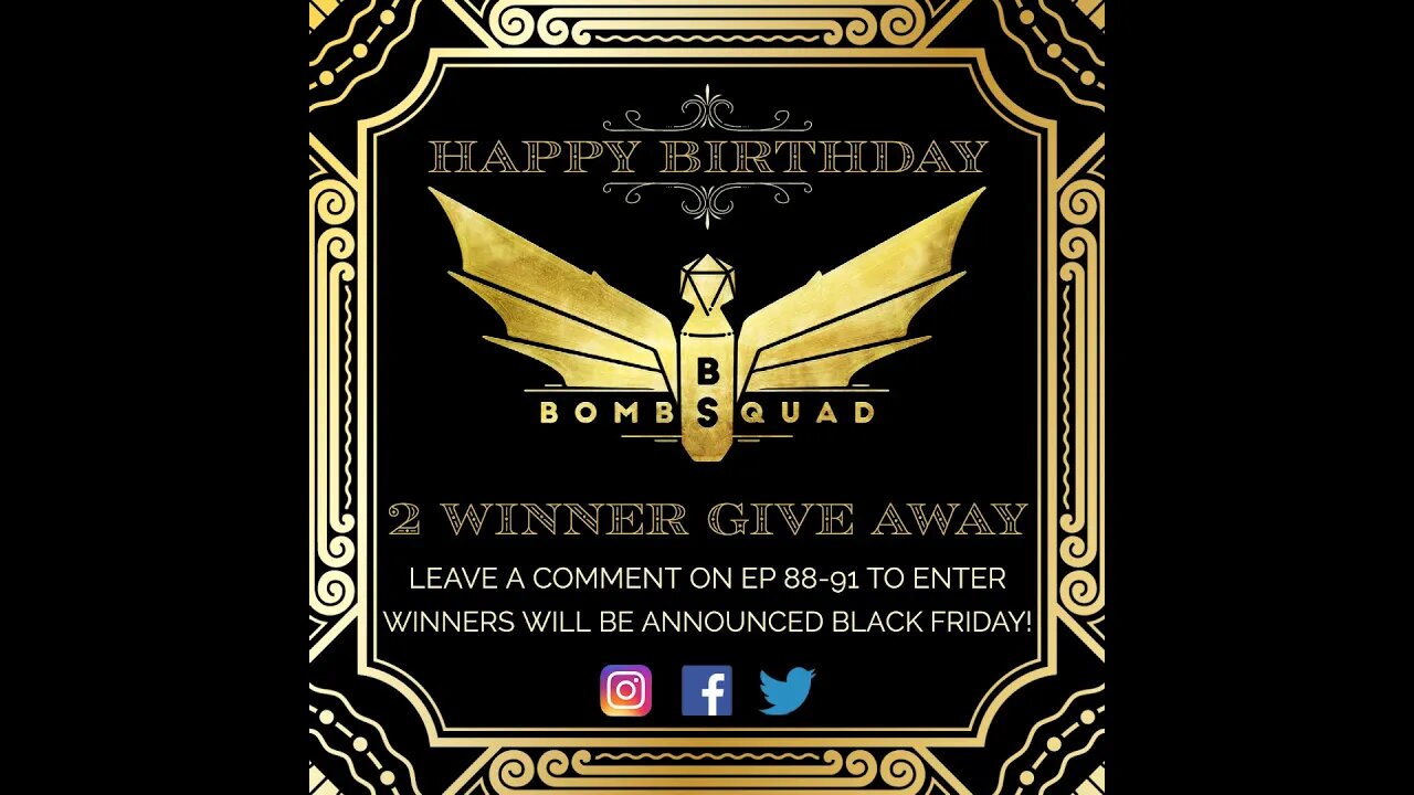 2 Year Anniversary GiveAway Winners! | BombSquad Giveaways | An Open Legend RPG Actual Play