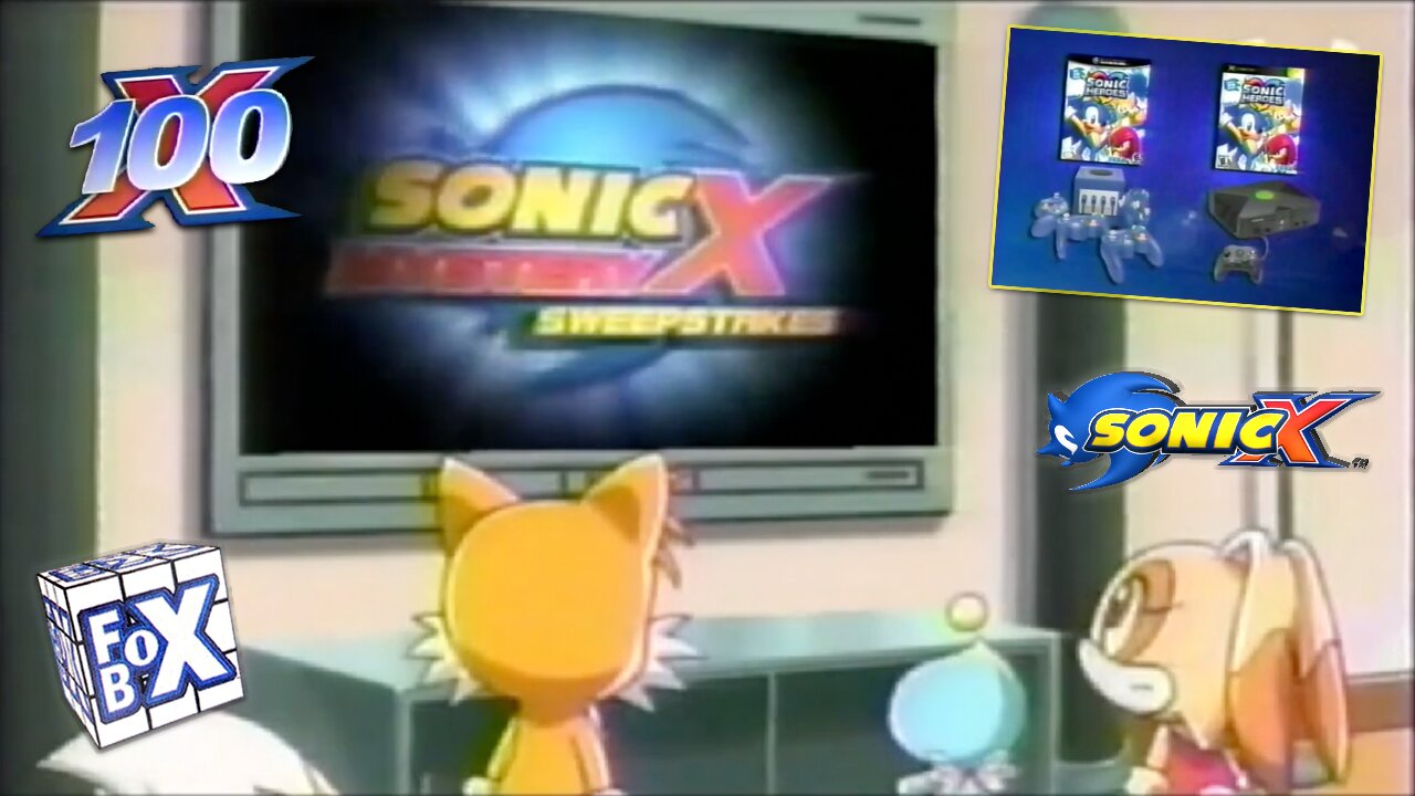 SONIC X MYSTERY SWEEPSTAKES "Promo Details" FOXBOX (2003)