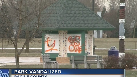 Vandals target Racine County park