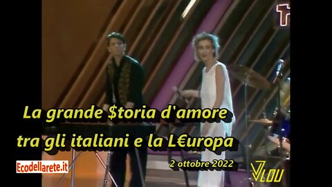 La grande $toria d'amore tra gli italiani e la L€uropa