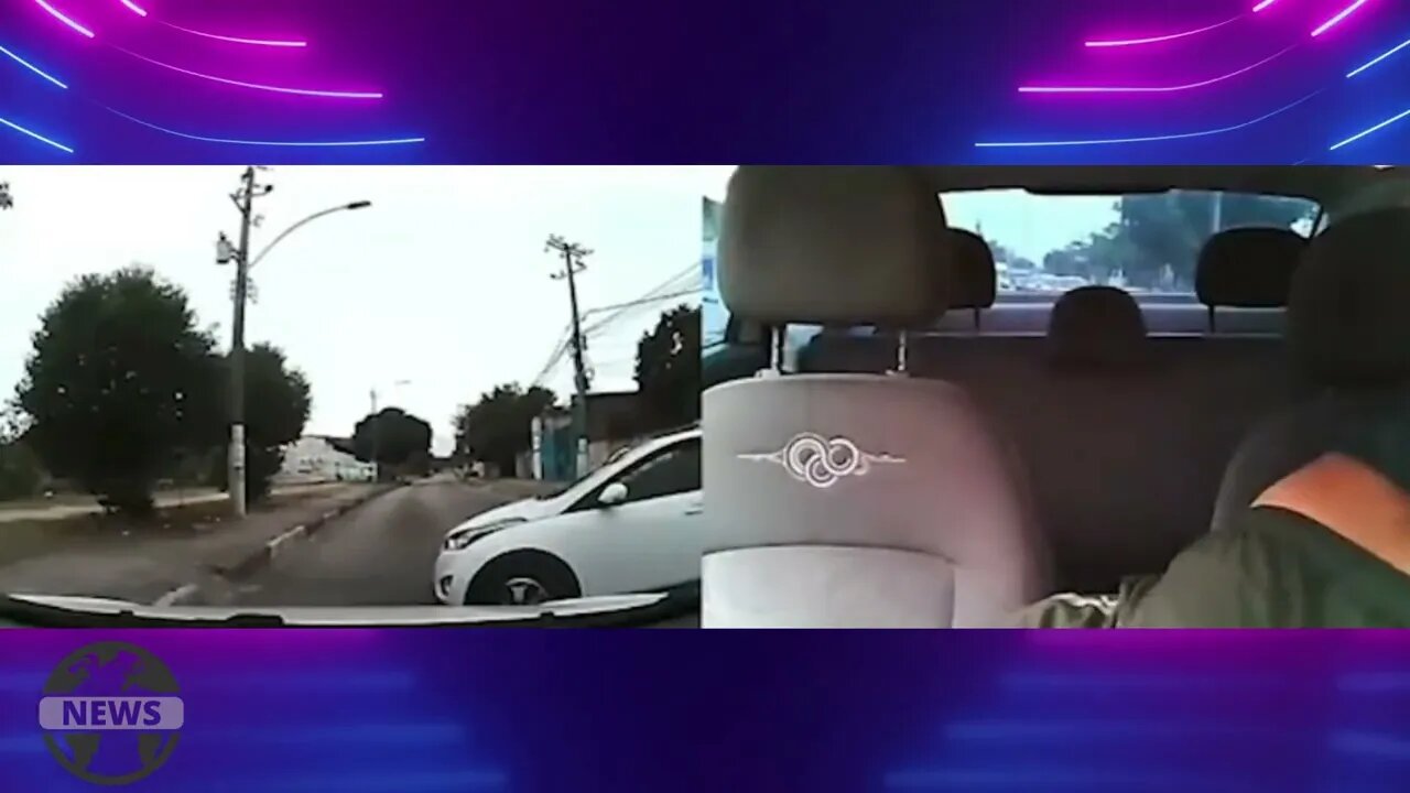 Câmera De Carro De Aplicativo Fraga Abordagem De Criminosos { VEJA O VÍDEO }