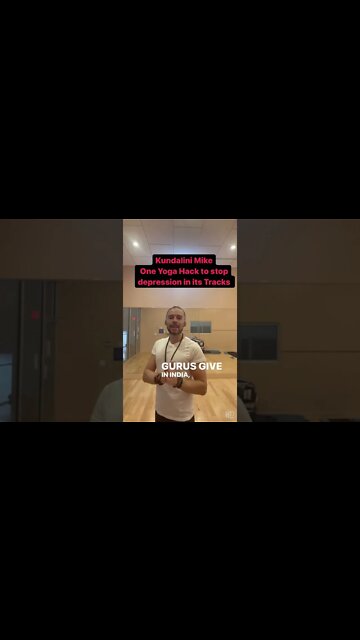 One #Yoga #Hack to stop #depression in its Tracks .For more #awesome #check my Insta#kundalini #now
