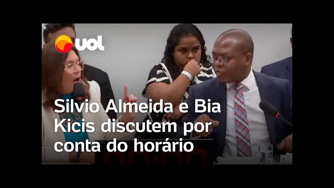 Ministro do MOLUSCO da chilique e discute com Bia Kicis em comissão.