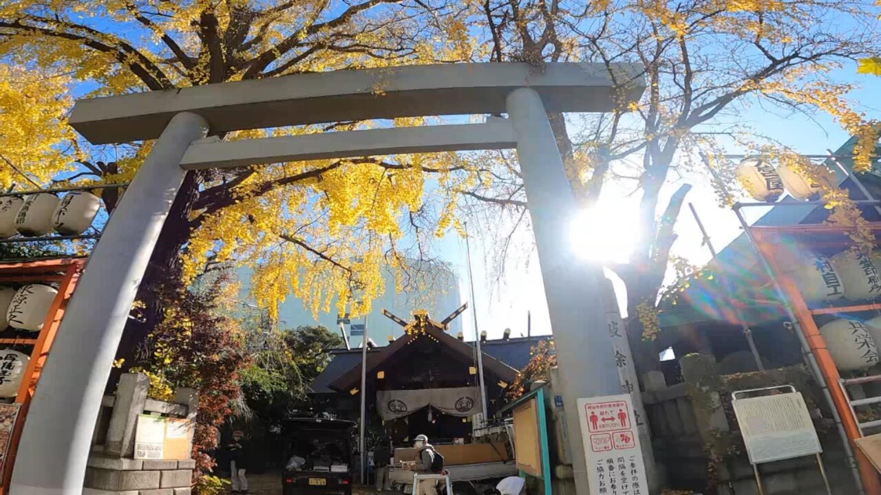 The guardian god of the Tsukiji market, a god from the sea. Japan travel