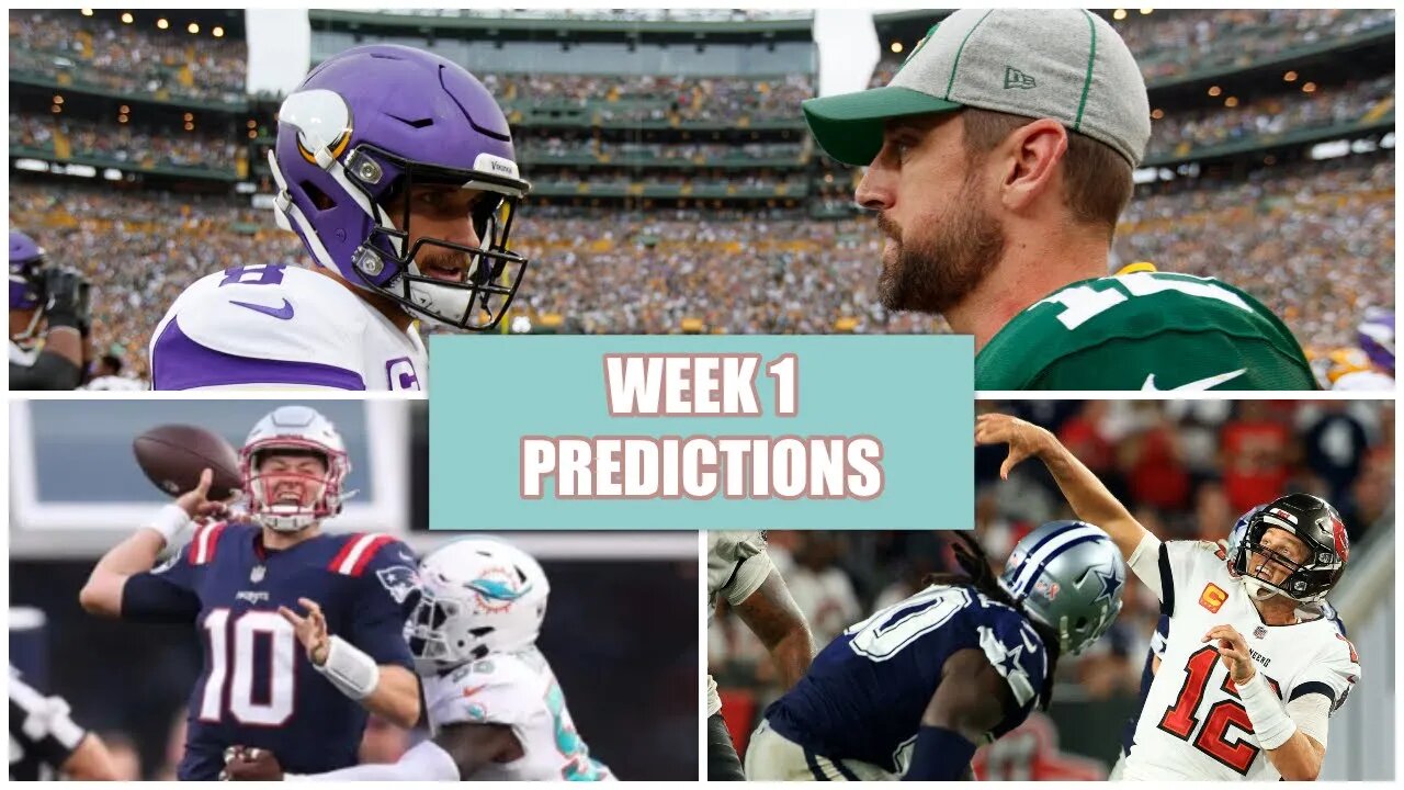 The Best NFL Predictions for Week 1