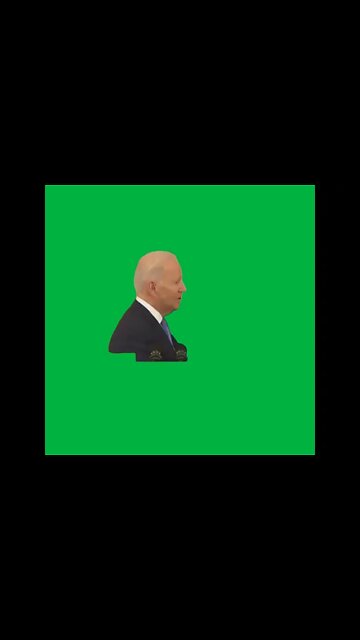 Green Screen –Biden: "Come on, what took so long?"