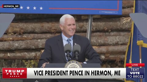 Vice President Pence in Hermon, ME #Maine