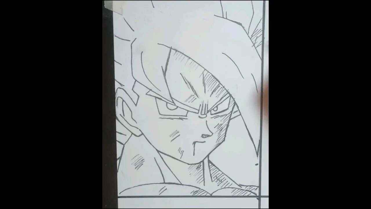 #goku #dbs #animeart #art #draw #skechbook #dragonball #drawing #anime #skechbook #stepbystep #manga