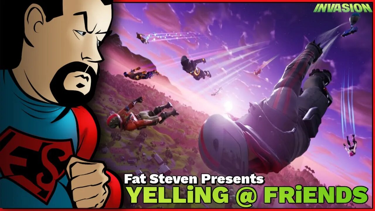 Fat Steven #Fortnite YELLiNG @ FRiENDS Please Don't BAN me #Twitter lol