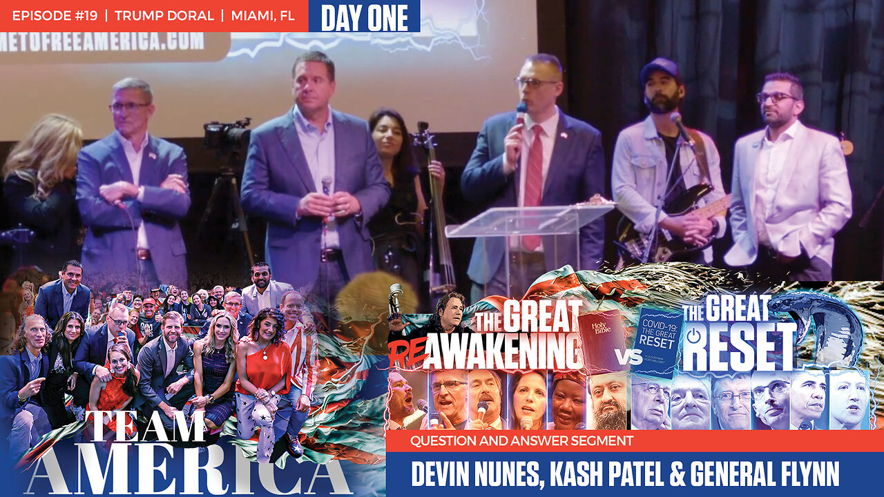 ReAwaken America Tour | Devin Nunes & Kash Patel | It’s the Great ReAwakening Versus The Great Reset