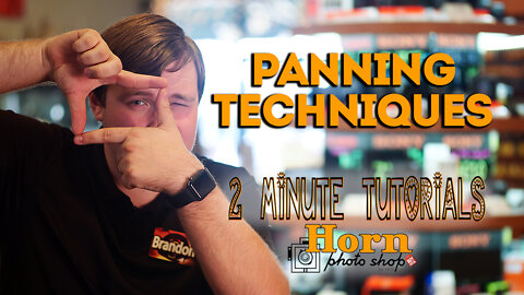 HORN PHOTO 2-Minute Tutorial PANNING TECHNIQUES