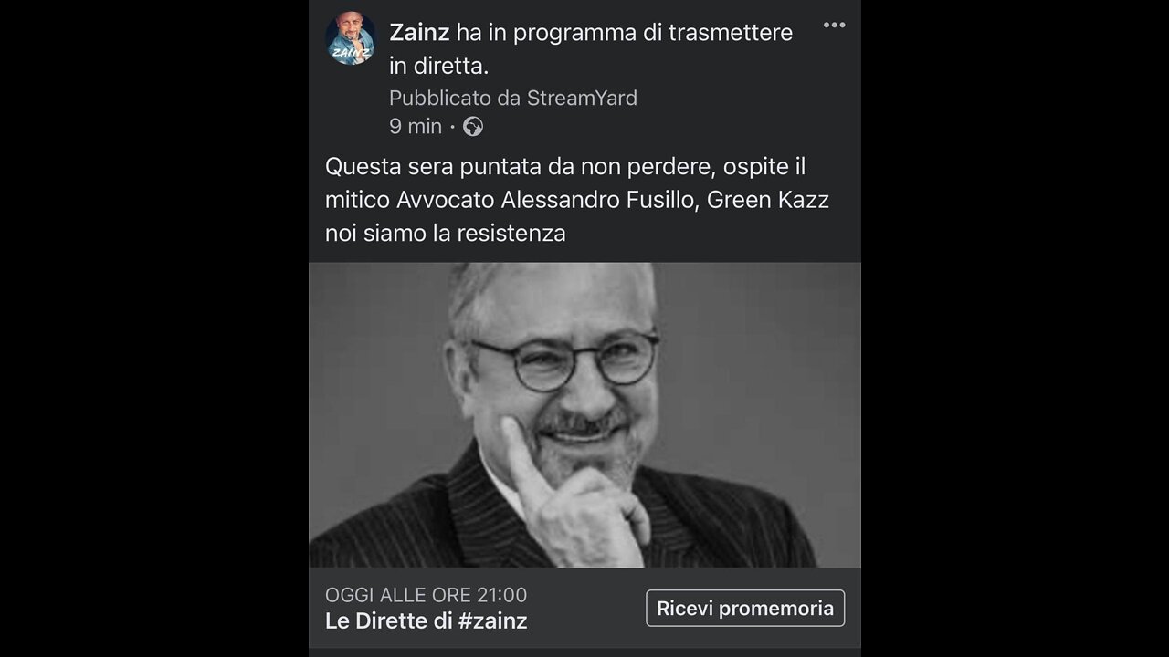 Diretta del 2 Febbraio con Zainz