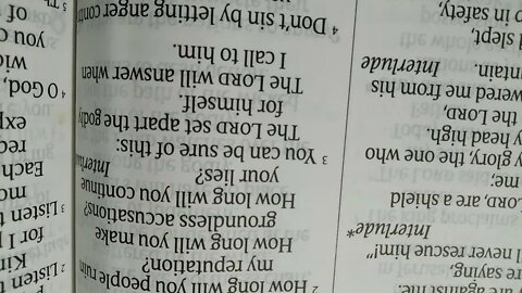 Psalm 4 NLT (Take 1)
