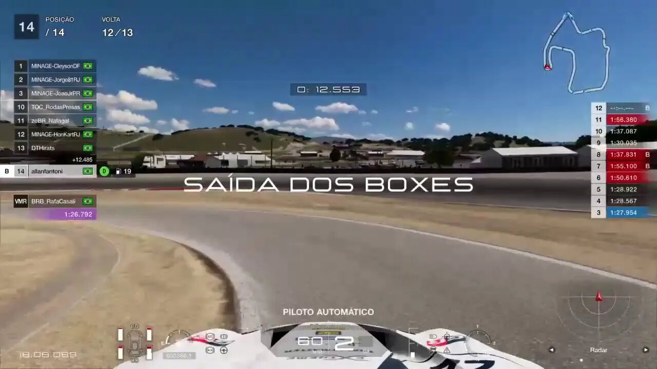 [GTS - PS4] Laguna Seca - N400 & GT3 - RodasPresas