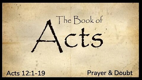 Prayer & Doubt