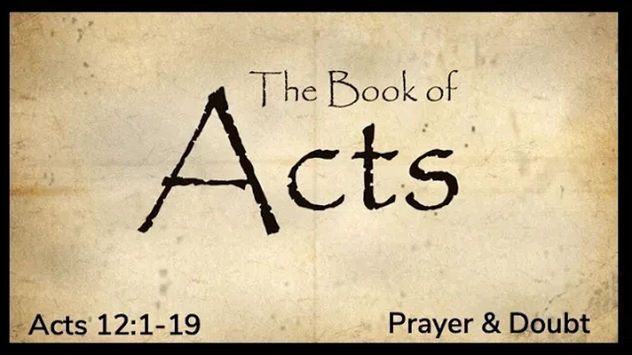 Prayer & Doubt