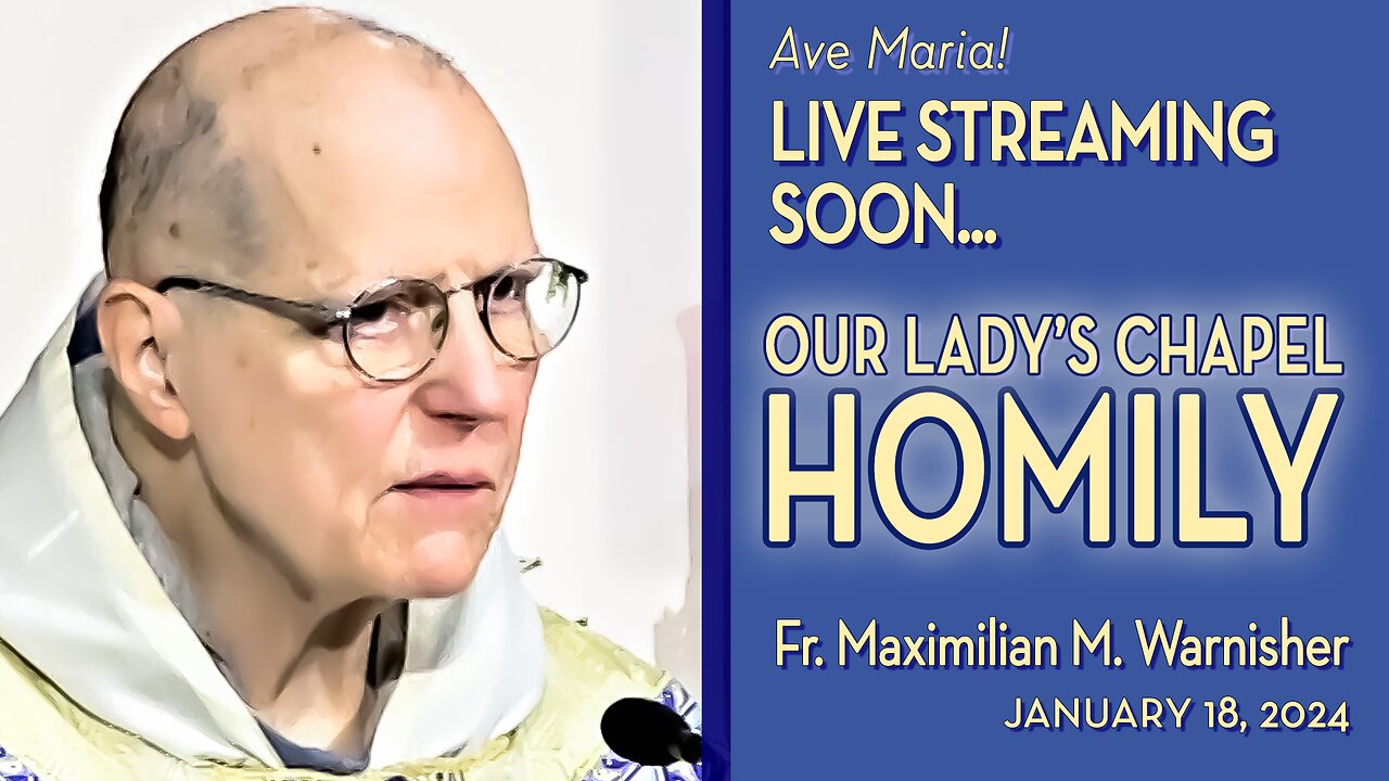 Thursday of the Second Week in Ordinary Time - January 18, 2024 - HOMILY