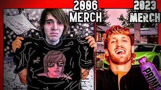 A look At YouTuber Merch Through The decade