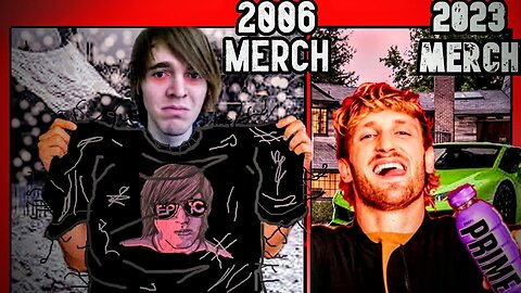 A look At YouTuber Merch Through The decade