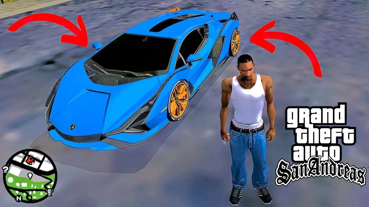 Secret Lamborghini Sian Super Car Location in GTA San Andreas (Cheat Code)