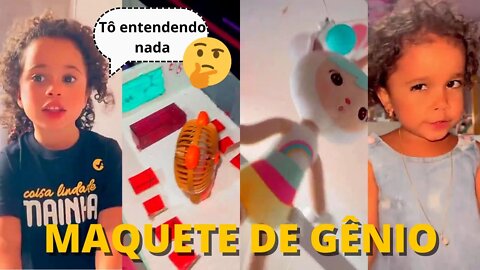 ANDRIELLY PREPARA A SUA PRIMEIRA MAQUETE E SURPREENDE